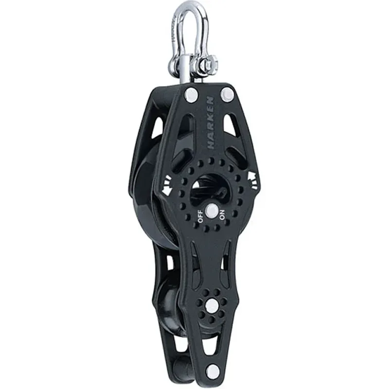 Harken Carbo Fiddle Ratchet Block 57mm with Becket