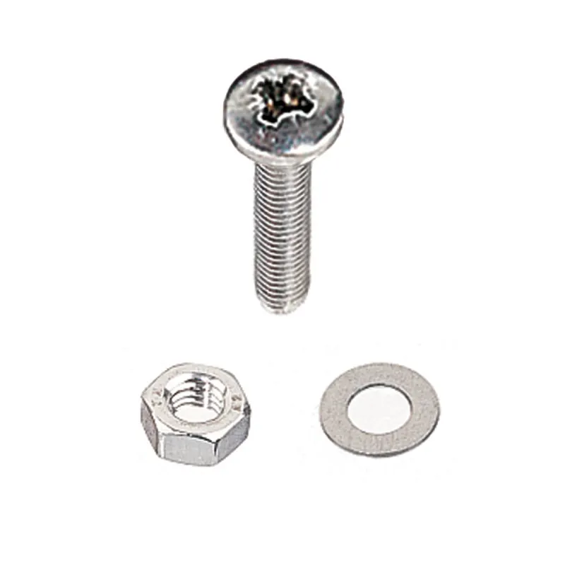 Holt A4 Stainless Steel Pan Head Pozi Machine Screw M6x50mm Pack of 2