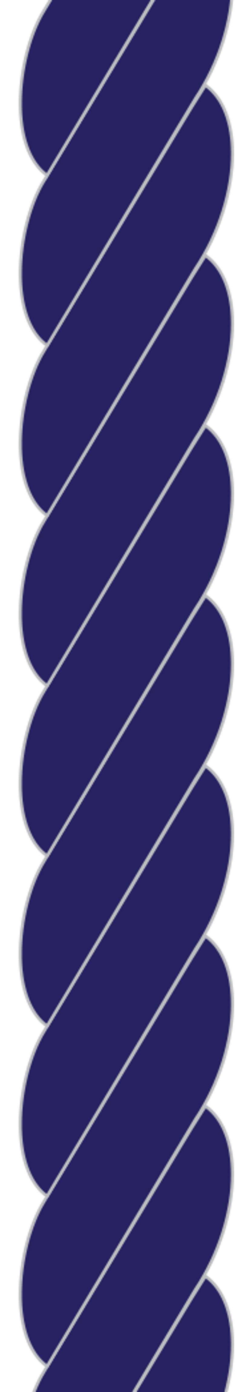 Kingfisher 3 Strand Polyester Navy Rope in Blue