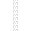 Kingfisher 3 Strand Polyester White Rope in White