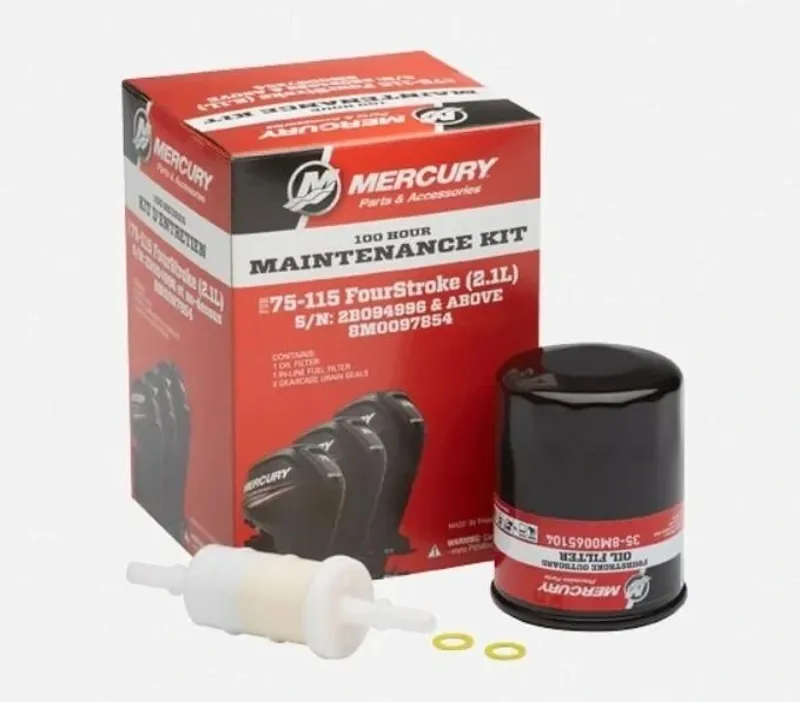 Mercury 100hr Service Kit for Mariner 80HP 90HP 100HP 115HP 2.1L