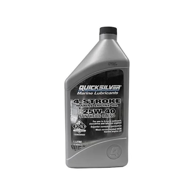 Quicksilver 4-Stroke Marine Synthetic Oil 25W-40 Engine Oil 1L