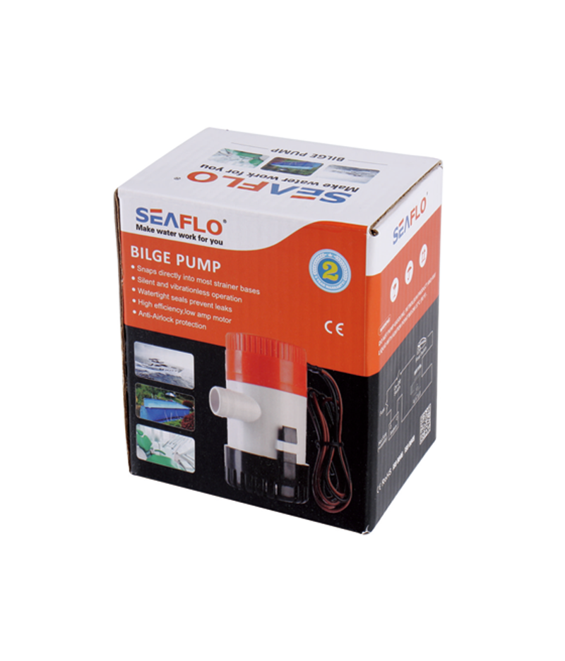 Seaflo 01 Series 500GPH Non-Auto Bilge Pump 12V-6