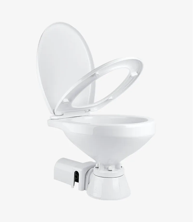 Seaflo 12V Electric Marine Toilet Regular Size Horizontally Mounted-1