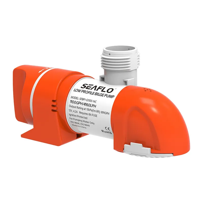 Seaflo 14C Series 12V 1100GPH Non-Auto Low Profile Bilge Pump