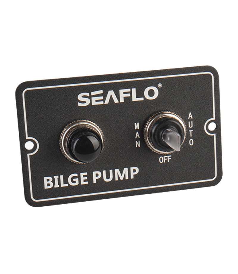 Seaflo 3-Way Bilge Pump Switch Panel 12V and 24V