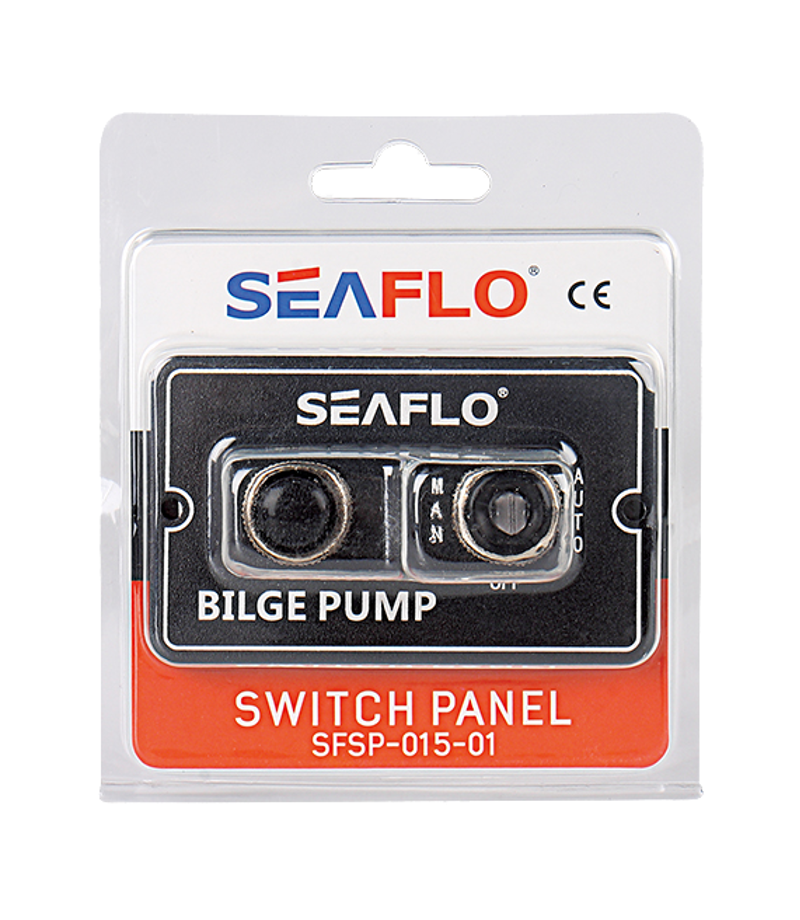 Seaflo 3-Way Bilge Pump Switch Panel 12V and 24V-2