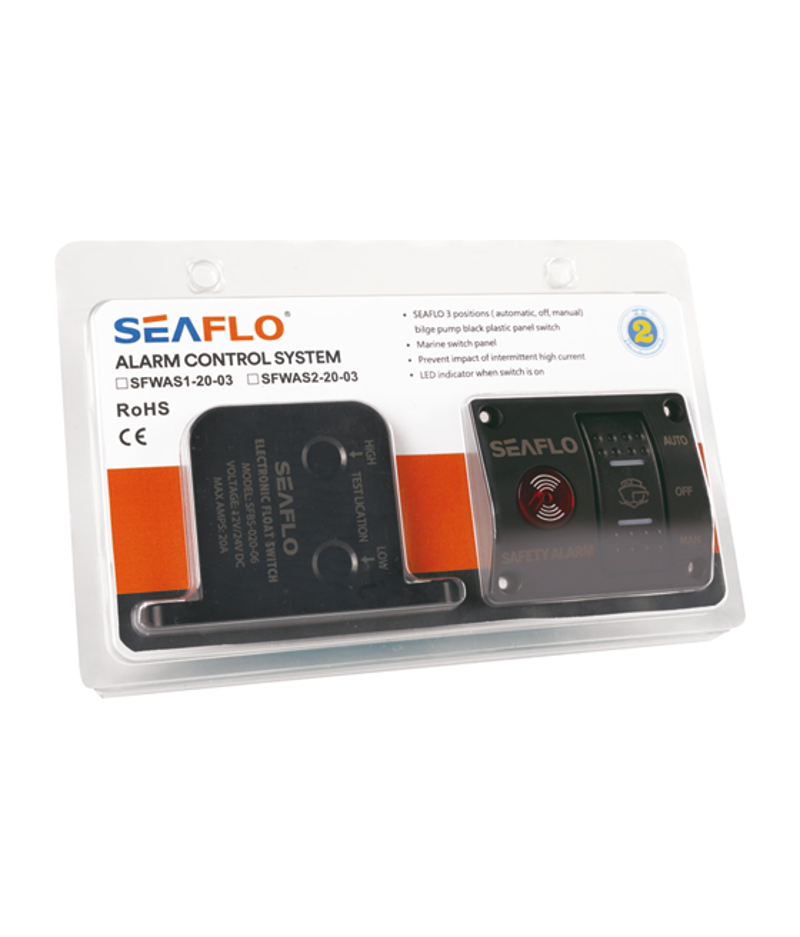 Seaflo Bilge Alarm Control System 12V 20A MAX-3