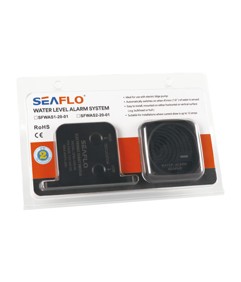 Seaflo Bilge Alarm Water Level Alarm System 12V 20A MAX-3