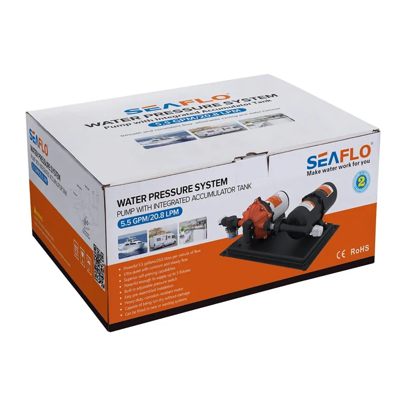 Seaflo 51 New Series Water Pressure System 12V 5.5GPM 60PSI 1L Tank-3
