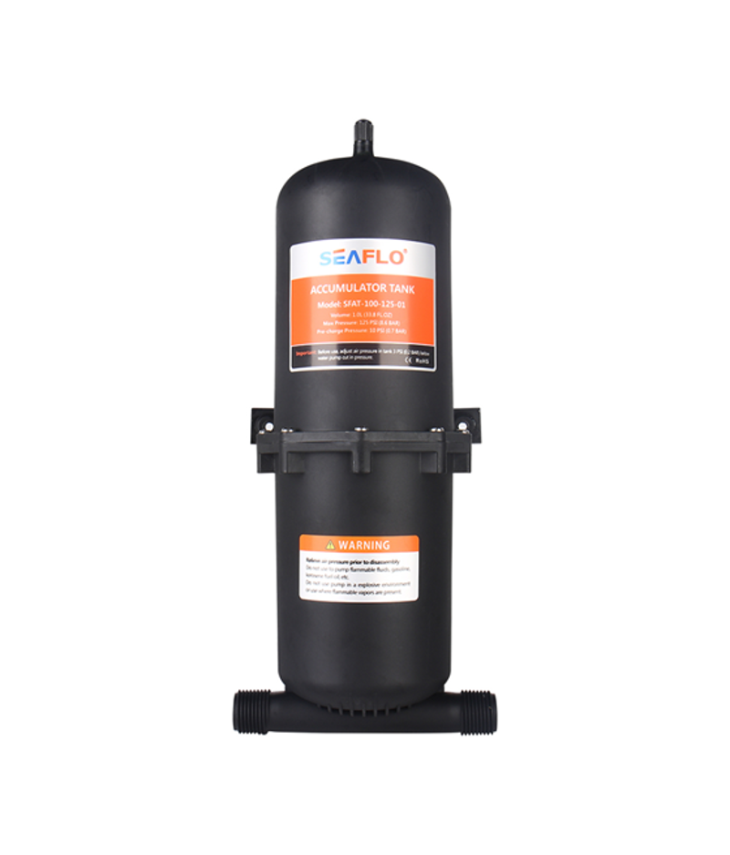 Seaflo Pressurized Accumulator Tank 0.75L 10-125PSI-1