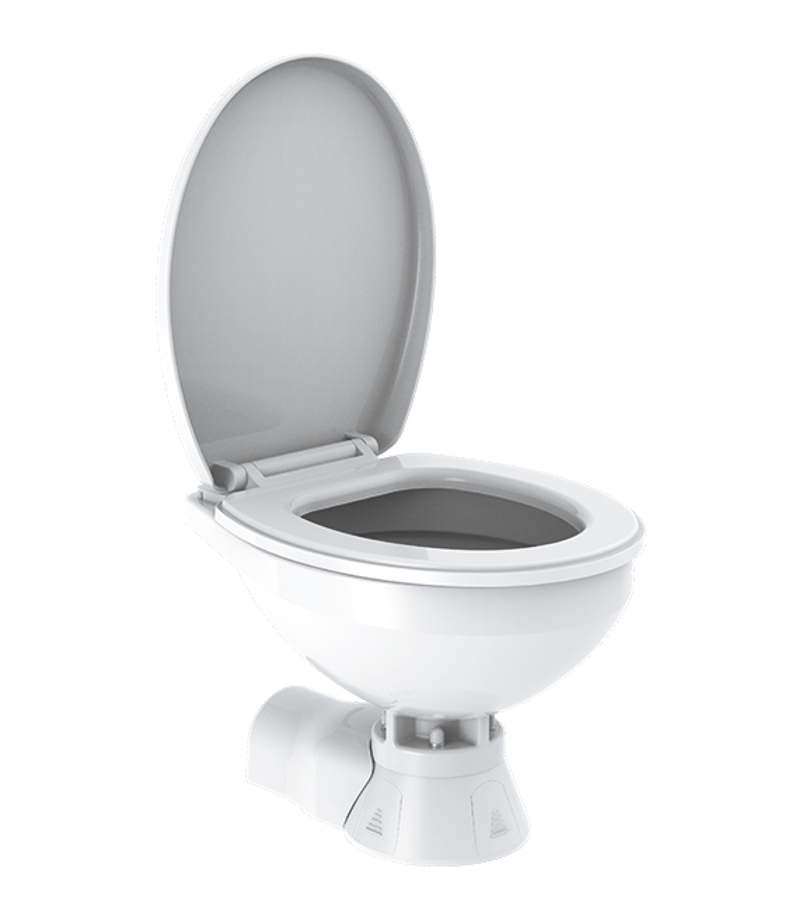 Seaflo Quiet Flush Freshwater Electric Toilet 12V Regular-1