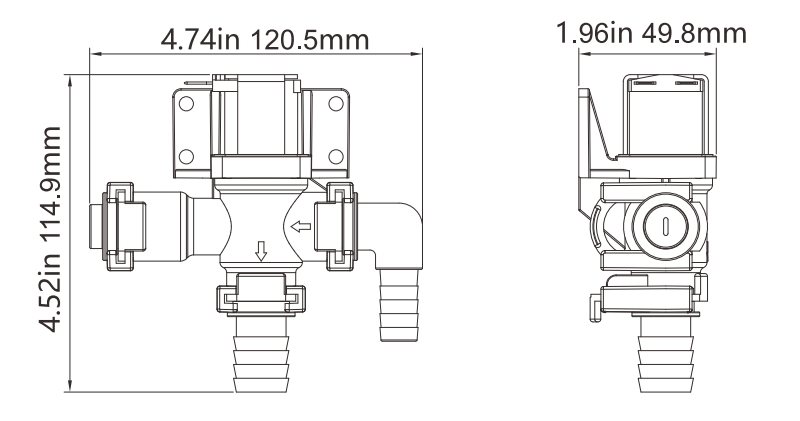 Seaflo Quiet Flush Freshwater Electric Toilet 12V Regular-9