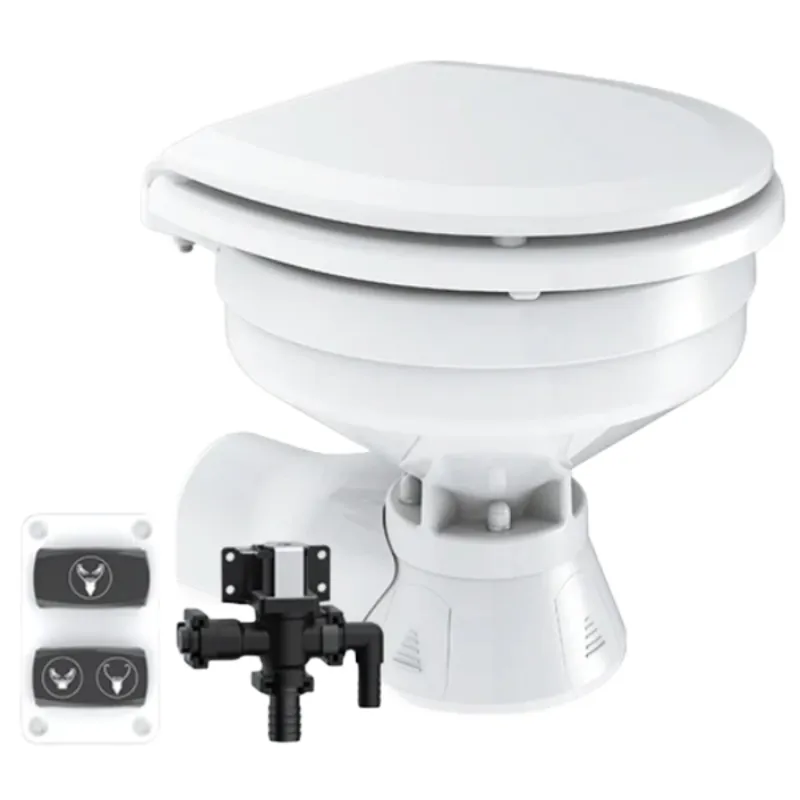 Seaflo Quiet Flush MTE103 Freshwater Electric Toilet Compact 12V