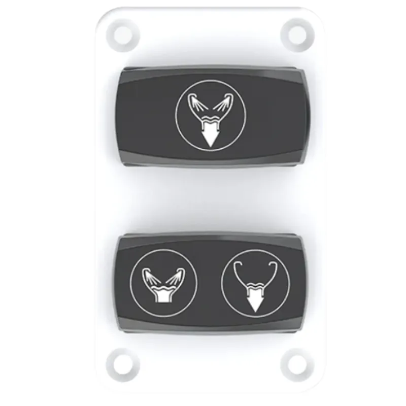 Seaflo Smart Quiet Flush Switch Panel 12V/24V in Black