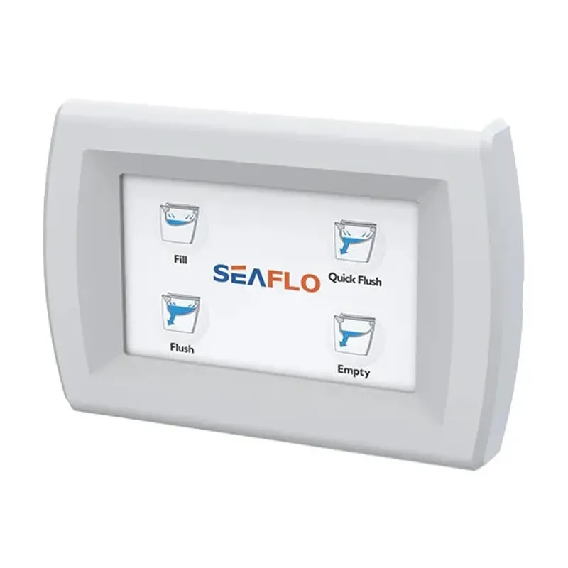 Seaflo Smart Switch Panel for Quiet Flush Electric Toilet in White