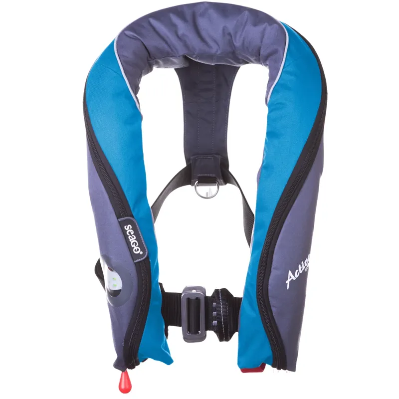 Seago Active 190N Automatic Life Jacket with Harness in Blue