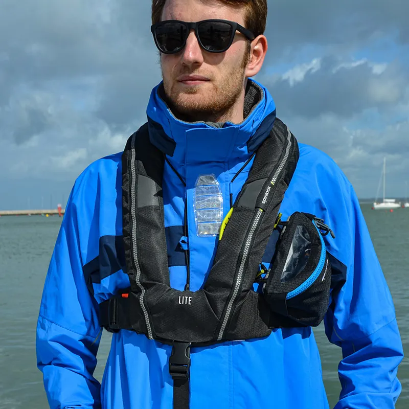 Spinlock Deckvest Lite Life Jacket in Black-6