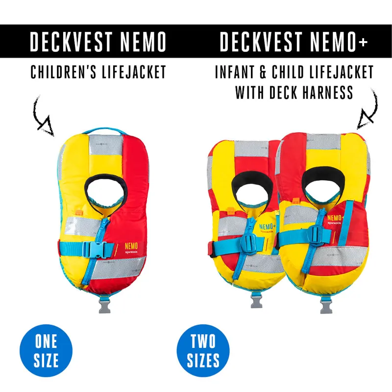 Spinlock Deckvest NEMO+ Lifejacket Harness 150N Infant-10