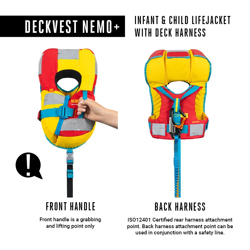 Spinlock Deckvest NEMO+ Lifejacket Harness 150N Infant-11