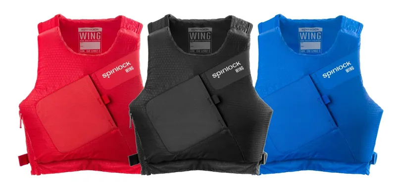 Spinlock Wing PFD Side Zip Buoyancy Aid in Mercury Red-1