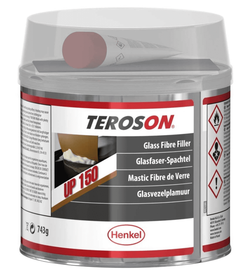 Teroson UP 150 Glass Fibre Filler Giant Tin 743g