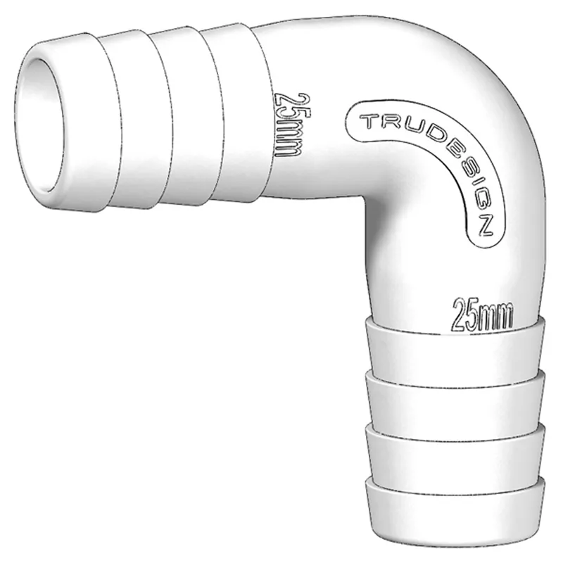 Trudesign 90 Degree Hose Connector 25mm