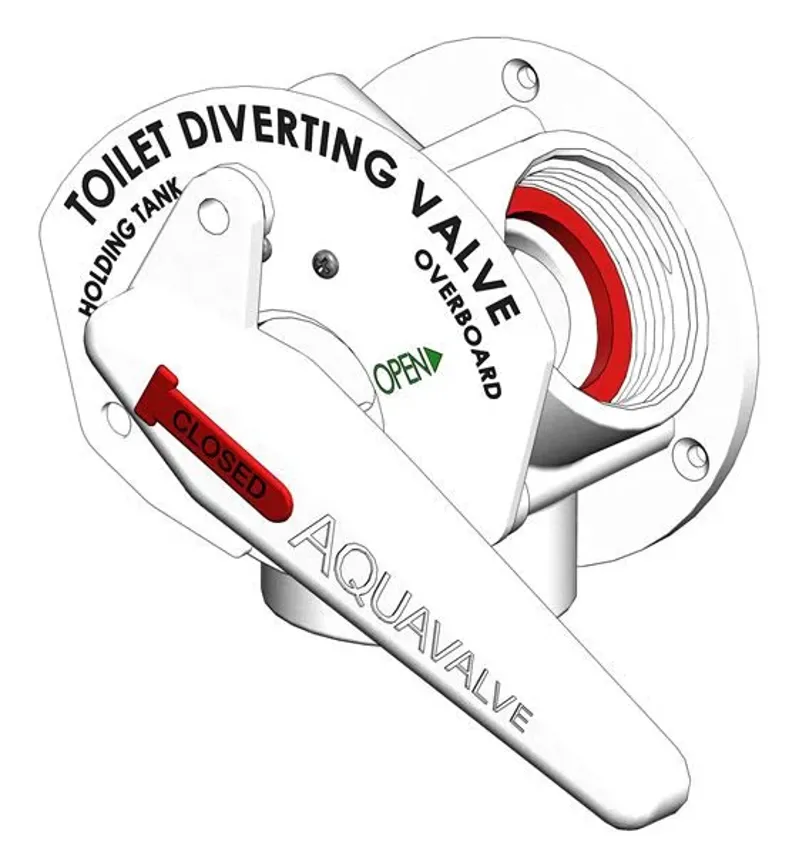 TruDesign Manual Aquavalve Y Valve in White