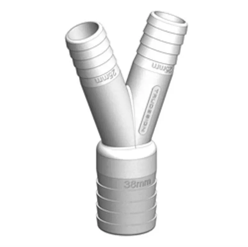 Trudesign Unequal Y Piece Hose Fitting 25mm/25mm/38mm