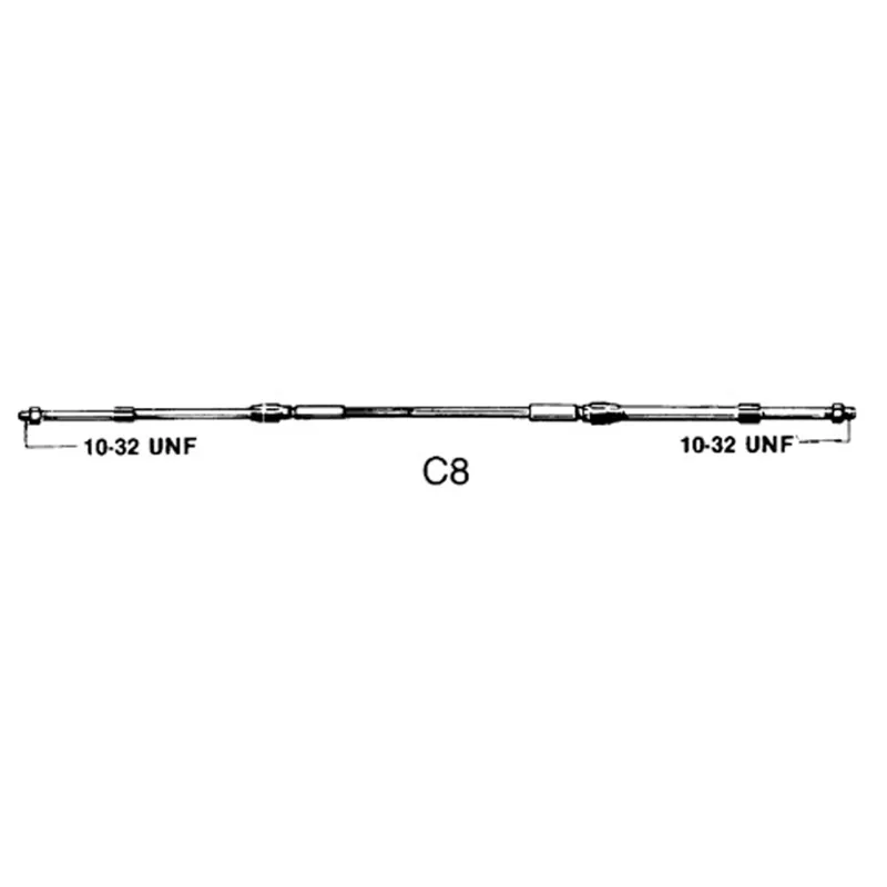 Ultraflex C8 33C Type Control Cable 13 FT