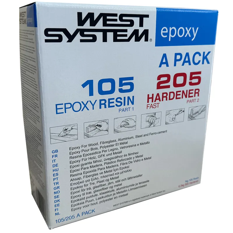 West System 105-205 Standard Epoxy 1.2KG